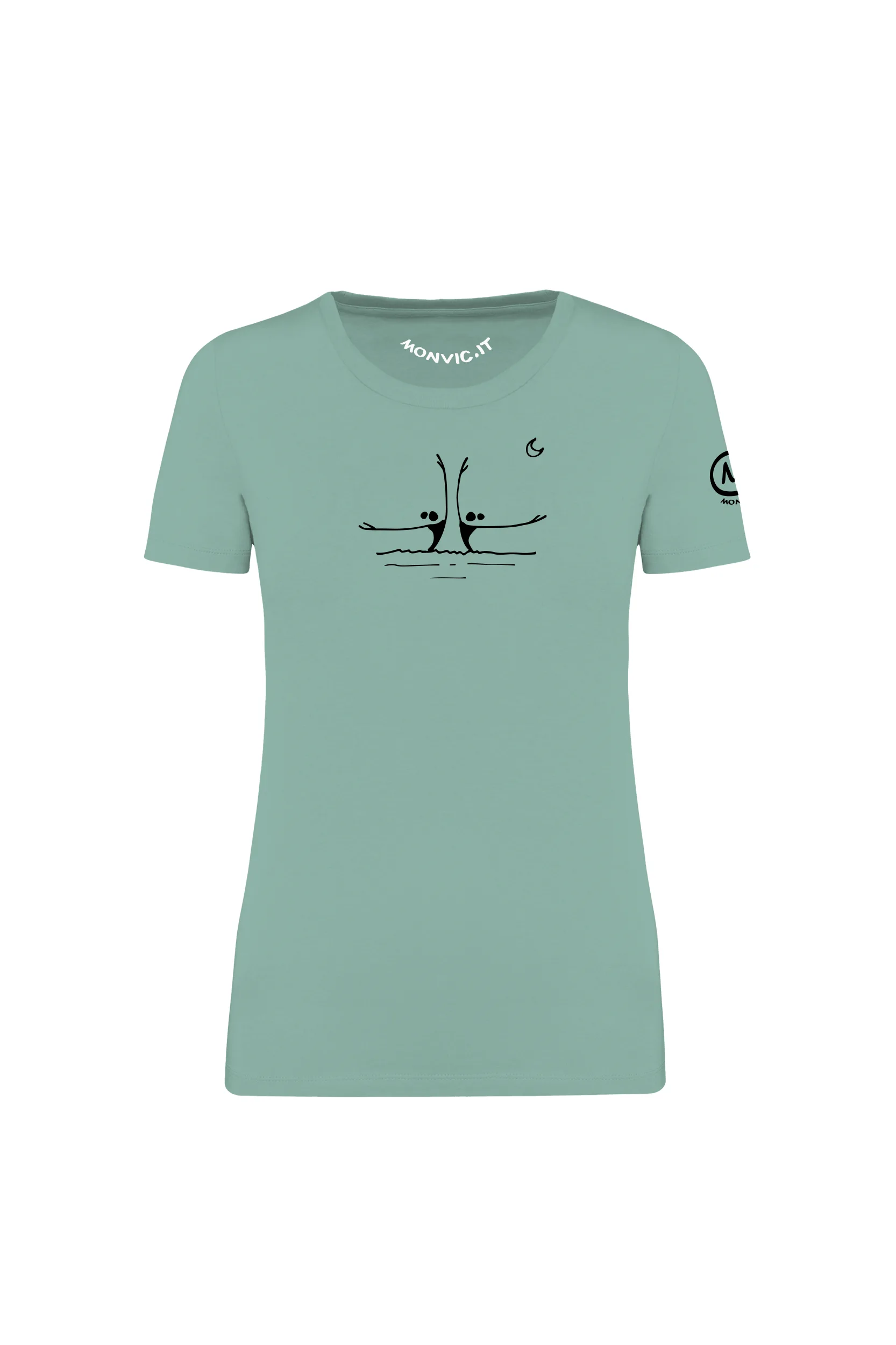 T-shirt nuoto sincronizzato donna - acqua - SHARON MONVIC