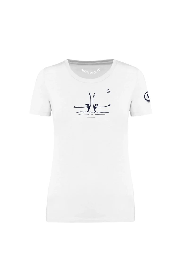 T-shirt nuoto sincronizzato donna - bianco - SHARON MONVIC