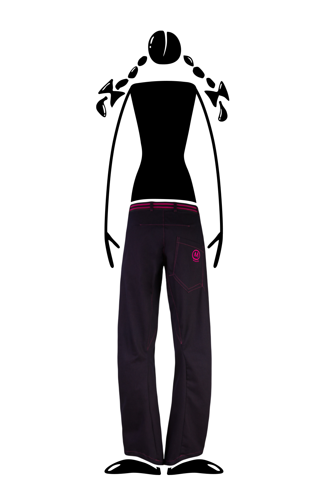 jeans climbing donna GEO STRIPE Monvic