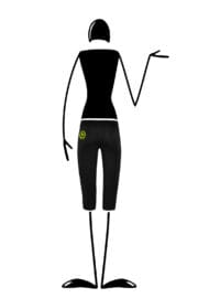 leggings women black for climbing, bouldering and hiking MIMÌ Monvic