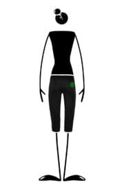 leggings women black for climbing, bouldering and hiking MIMÌ Monvic