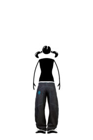 jeans for kids - stretch denim - climbing and sport - MINI SPEED Monvic