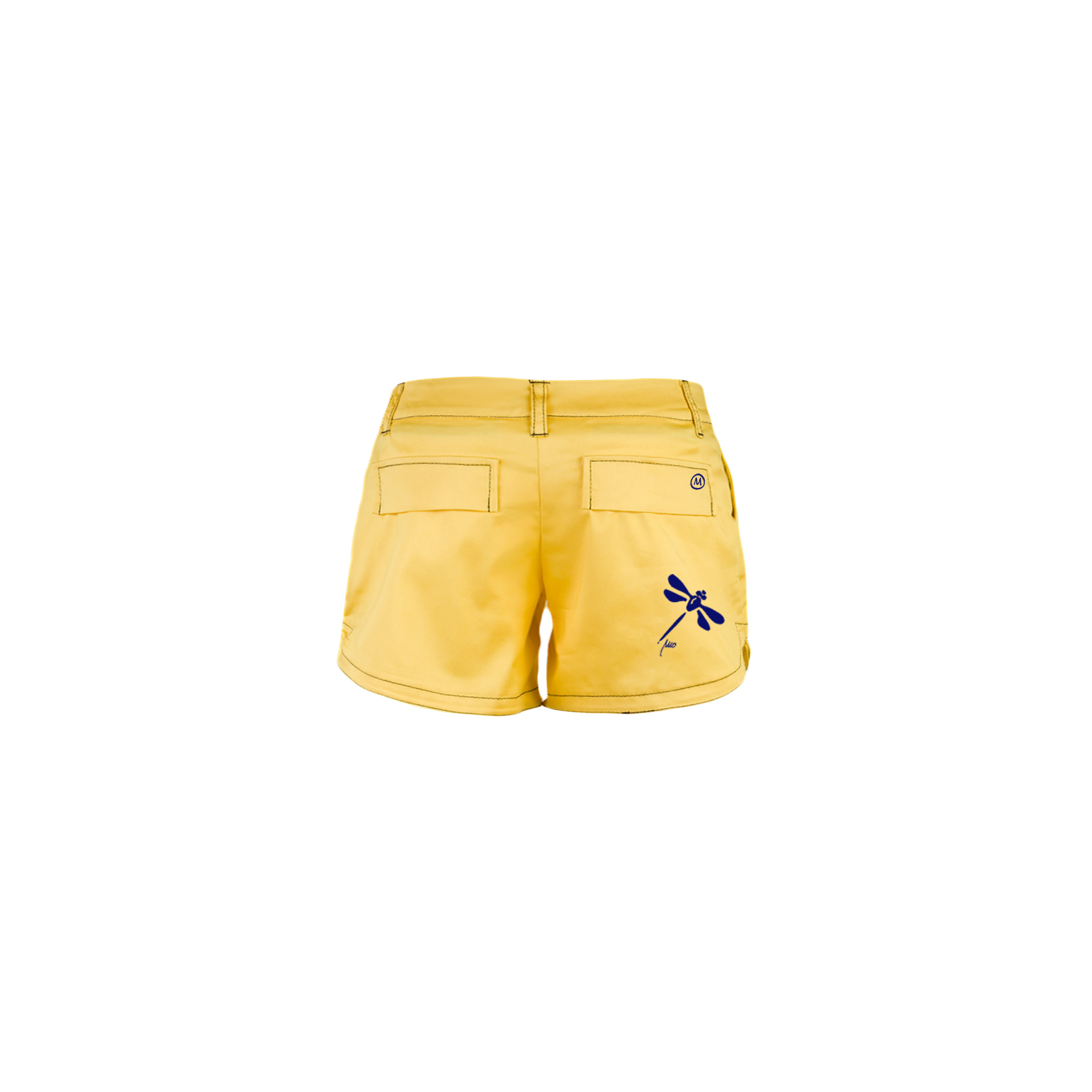 pantalone corto donna arrampicata giallo cotone libellula STEFFY Monvic