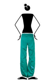 Women's climbing trousers green forest VIOLET MONVIC