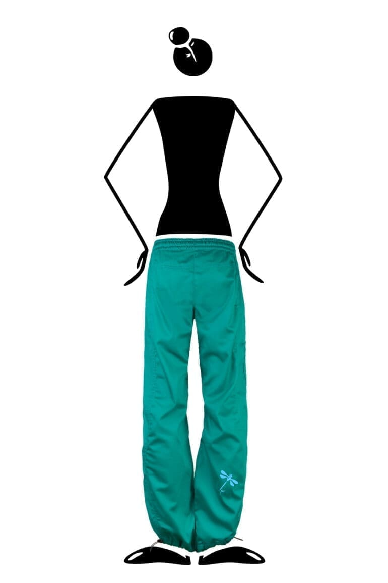 Women's climbing trousers green forest VIOLET MONVIC