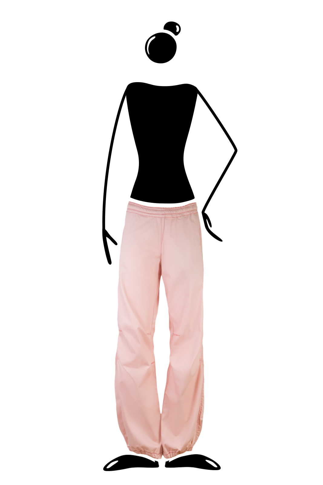 pantalone rosa chiaro sport donna VIOLET Monvic