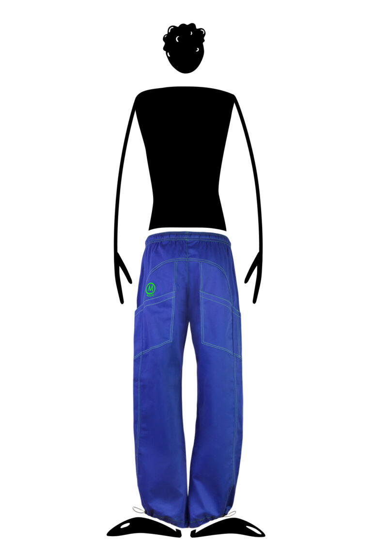 Sportswear trousers for men blue royal SPEED Monvic