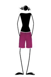 Pantaloncino donna fucsia MINÙ Monvic