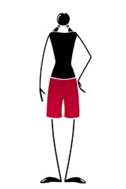 shorts women red MINÙ