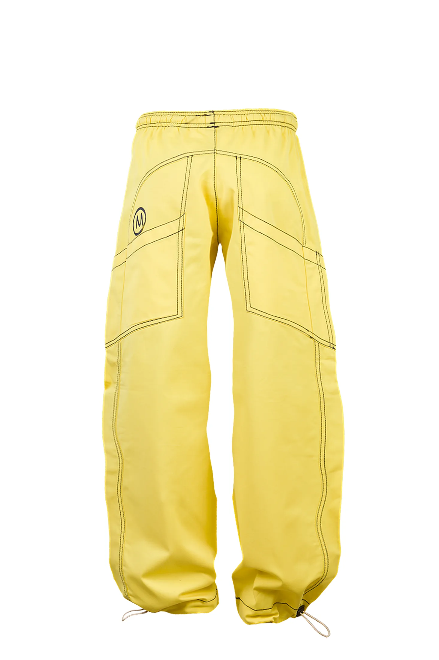 Kids’ climbing trousers yellow MINI SPEED – Monvic