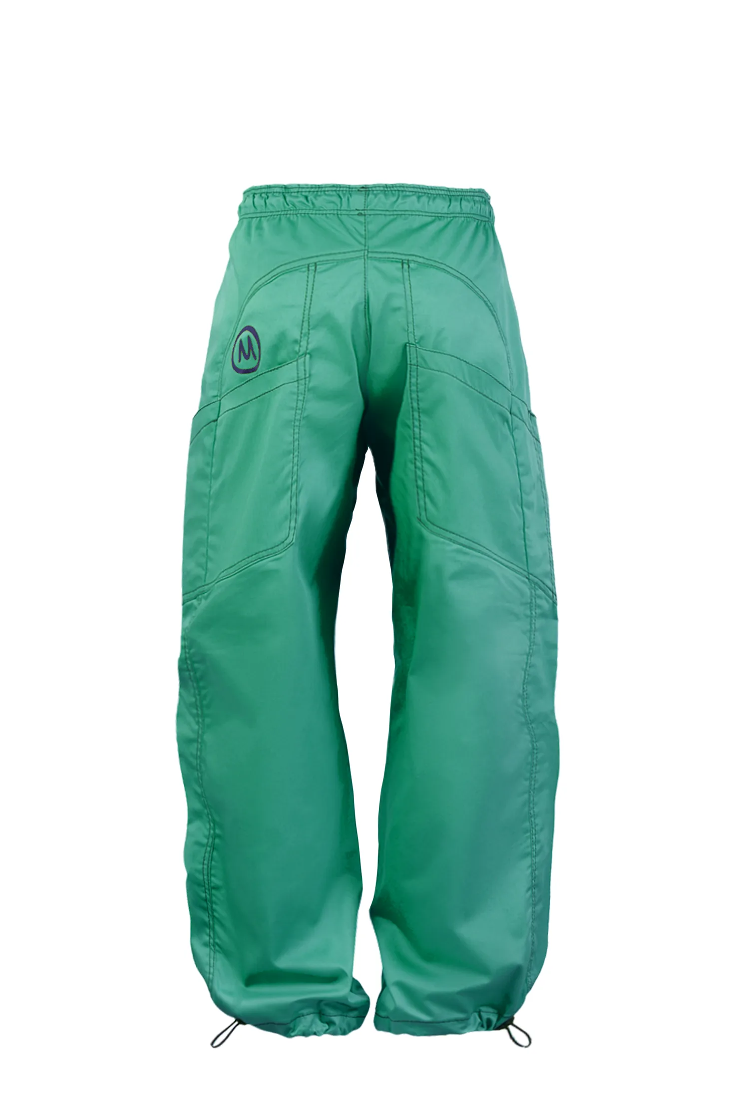 Kids’ climbing trousers green MINI SPEED – Monvic