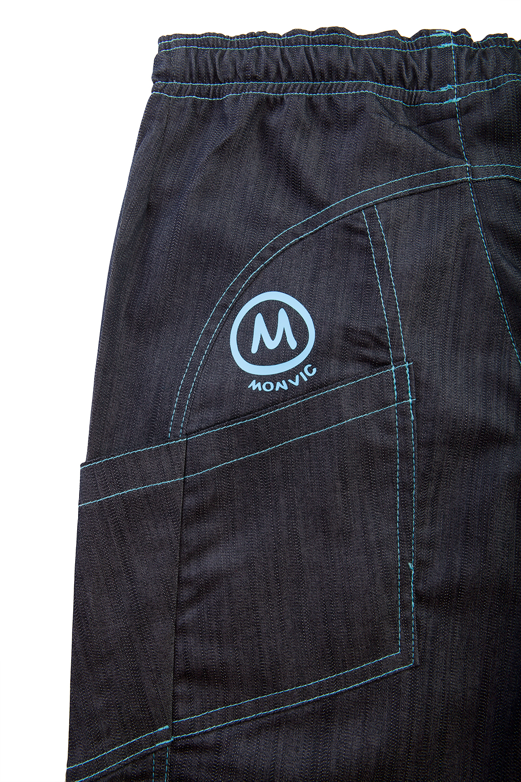 tasca posteriore - doppie cuciture a contrasto - jeans bambino MINI SPEED Monvic
