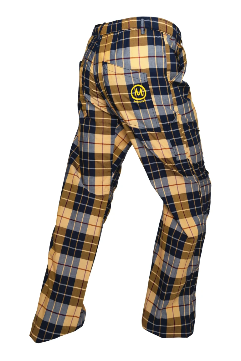 Lightweight checked men's trousers - BILLY 2 CLOWN Monvic