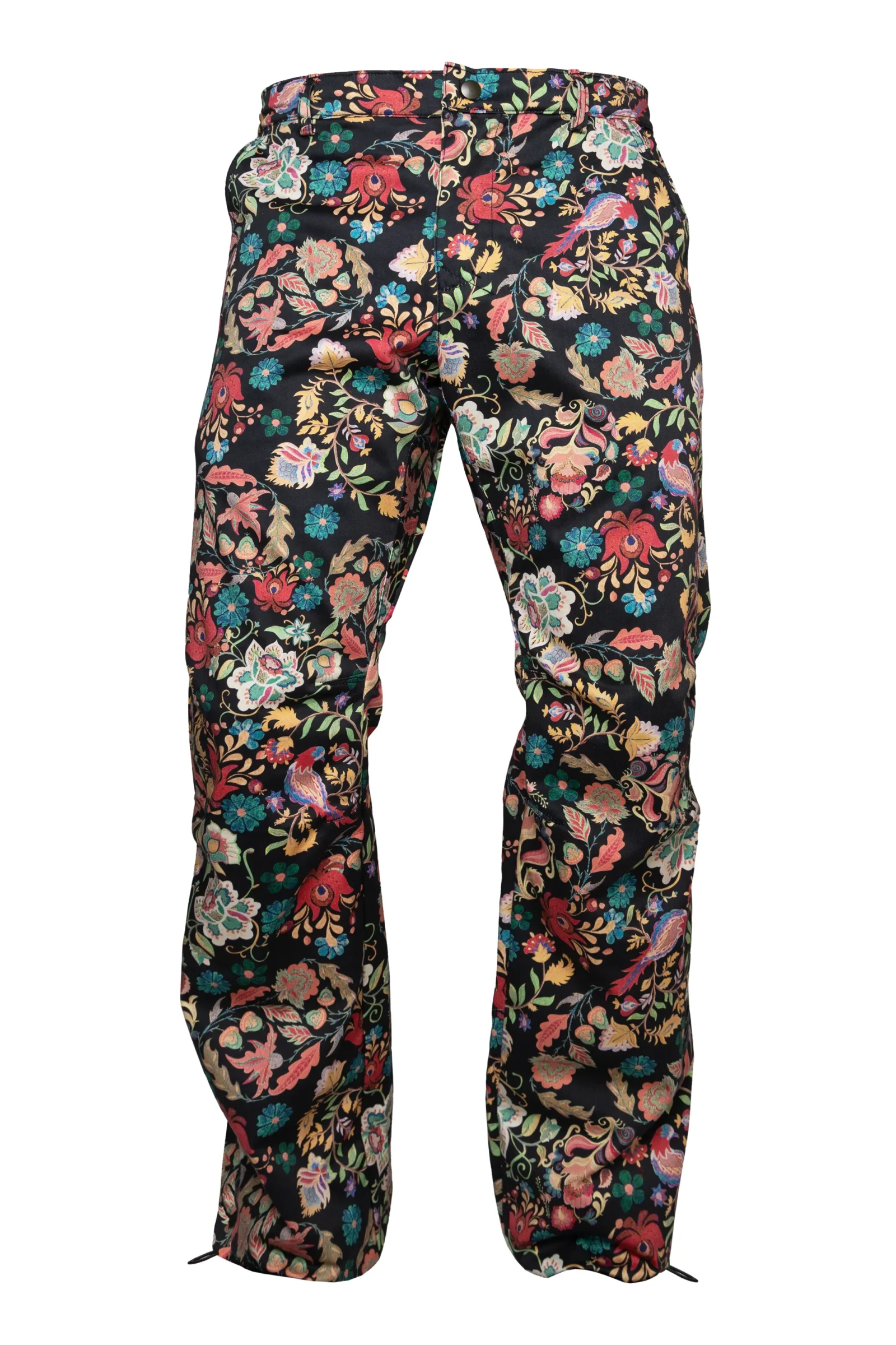 Pantalon d'escalade noir fleuri homme - BILLY 2 Monvic