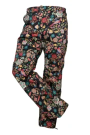 Pantalon d'escalade noir fleuri homme - BILLY 2 Monvic
