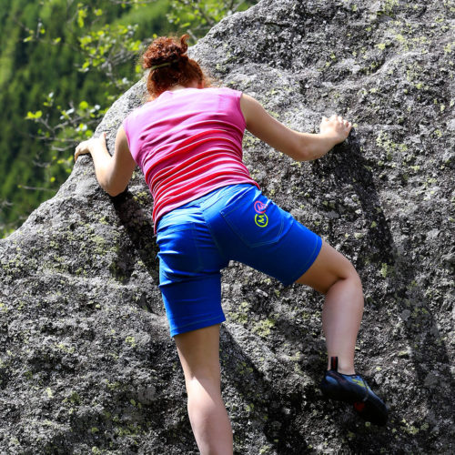 Shorts jeans women MINÙ climbing denim