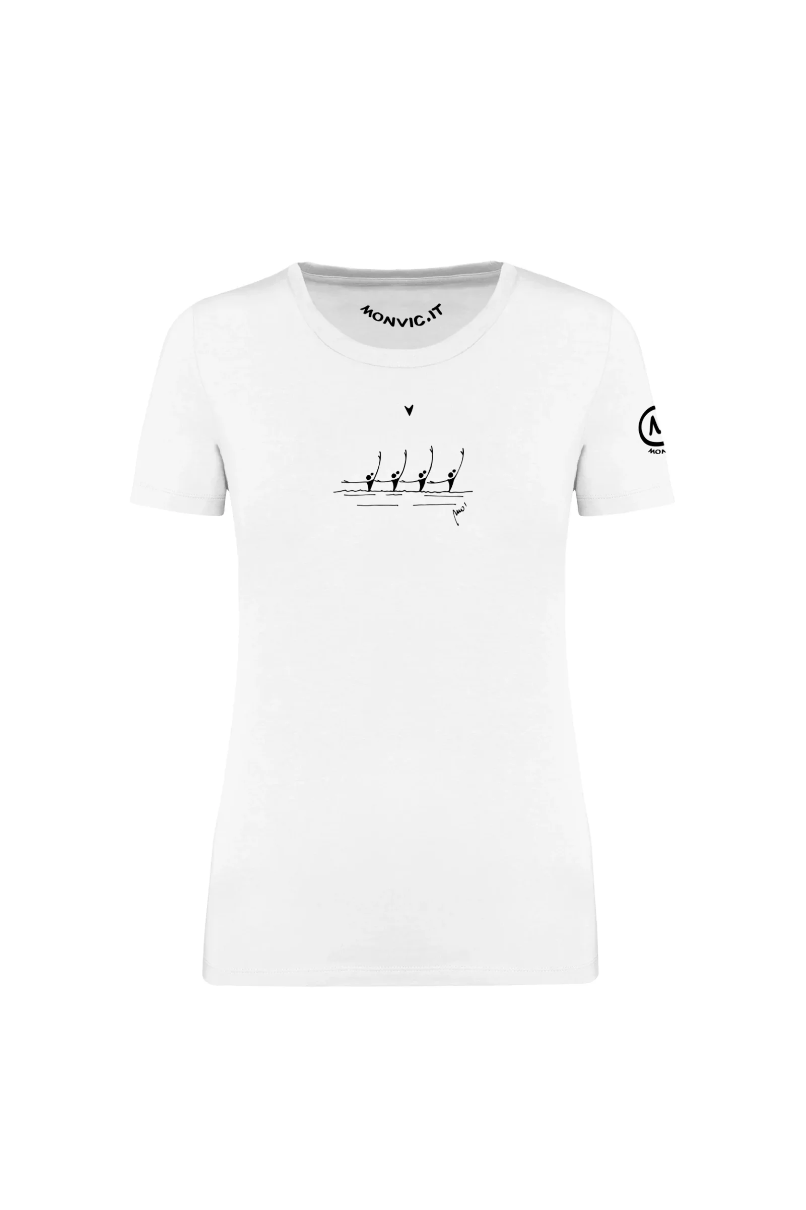 t-shirt NUOTO sincronizzato donna - bianco - SHARON MONVIC