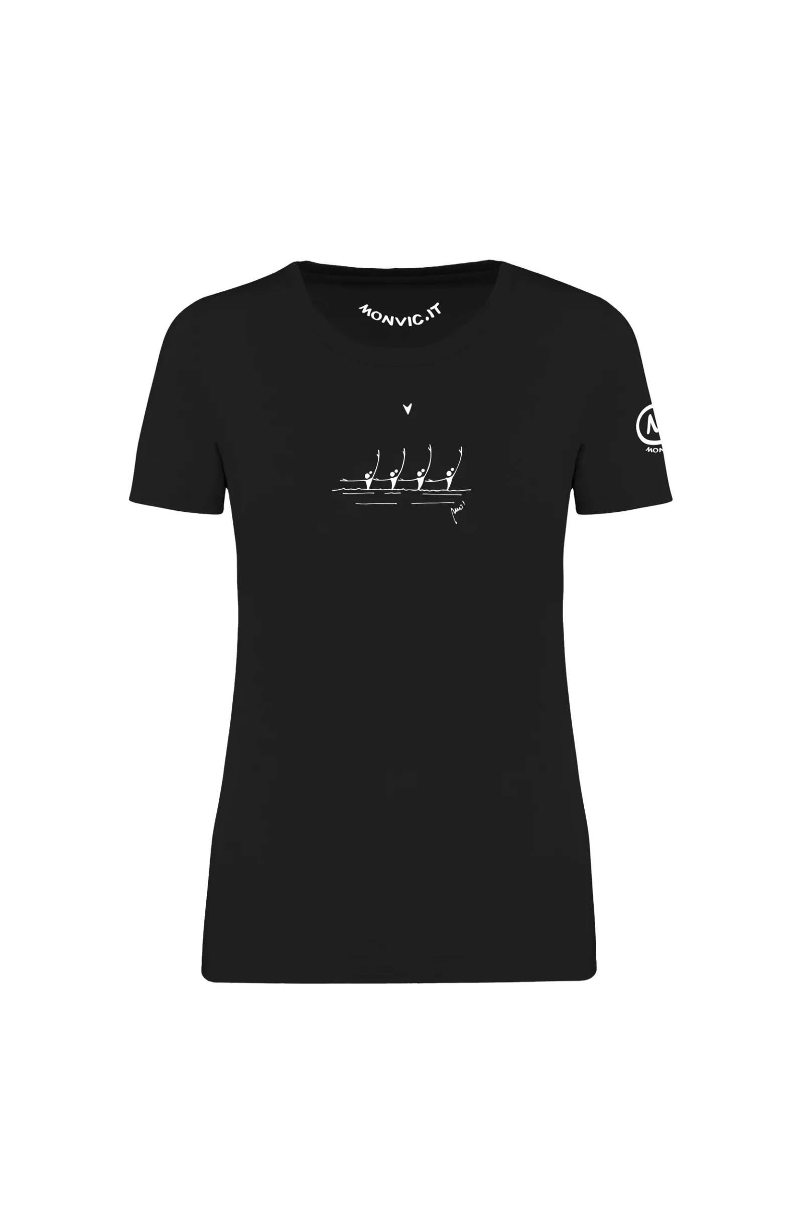 t-shirt NUOTO sincronizzato donna - nero - SHARON MONVIC