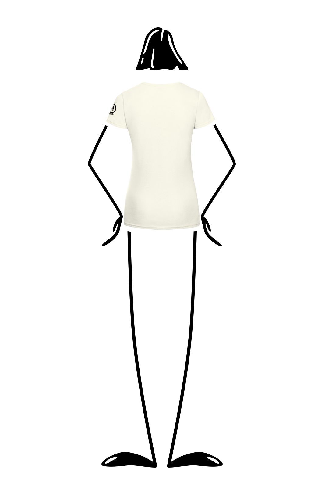T-shirt femme en coton bio crème SHARON ORGANIC MonvicT-shirt femme en coton bio crème SHARON ORGANIC Monvic
