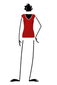 maglietta donna rossa SHIRLEY Monvic coccinella