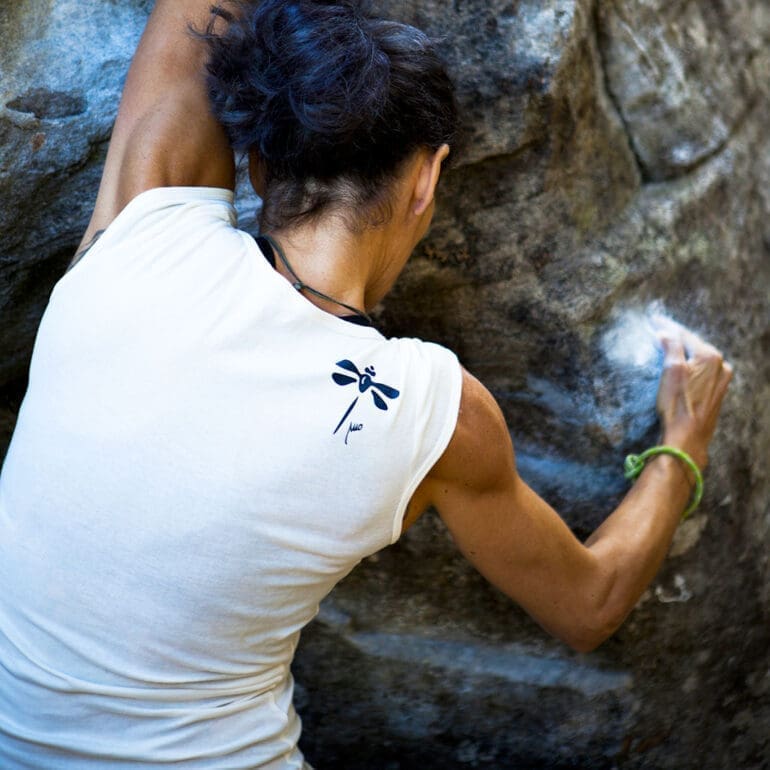 maglietta bouldering donna SHIRLEY Monvic