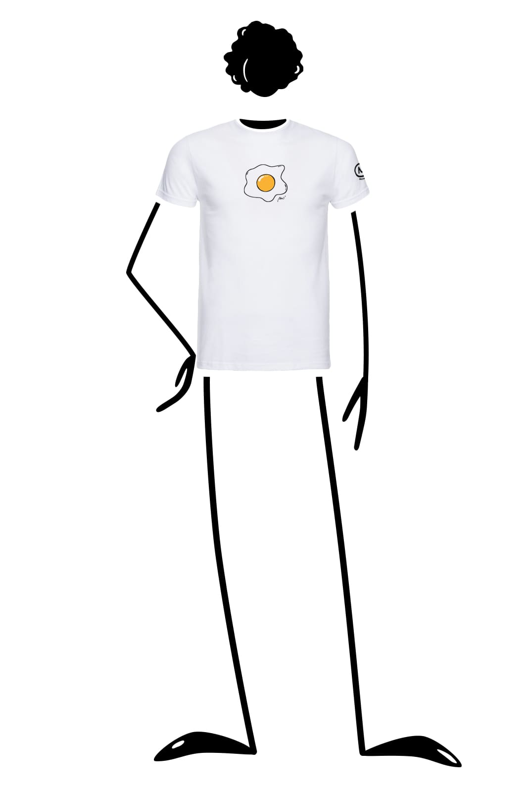 t-shirt homme blanc HASH Monvic t-shirt homme blanc HASH Monvic