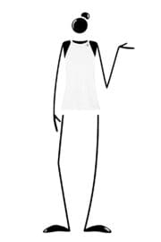Tank top women white JENNY Monvic for sport activities