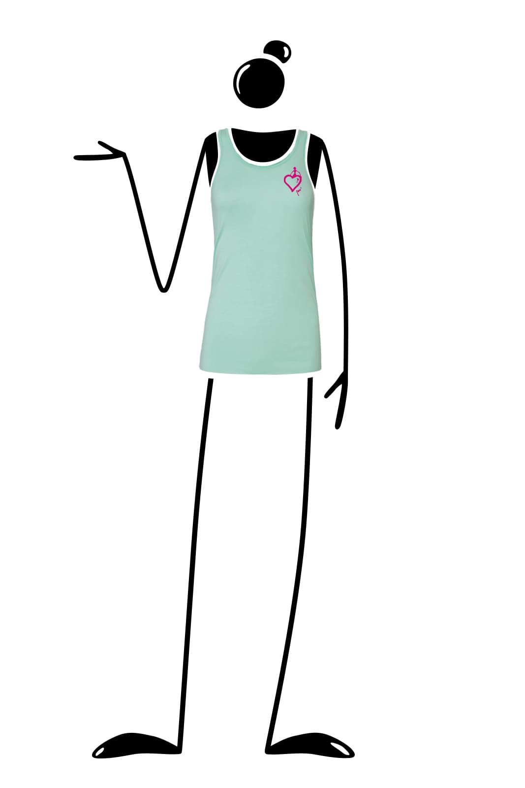 canotta arrampicata donna verde acqua GIULIA Monvic Corazon