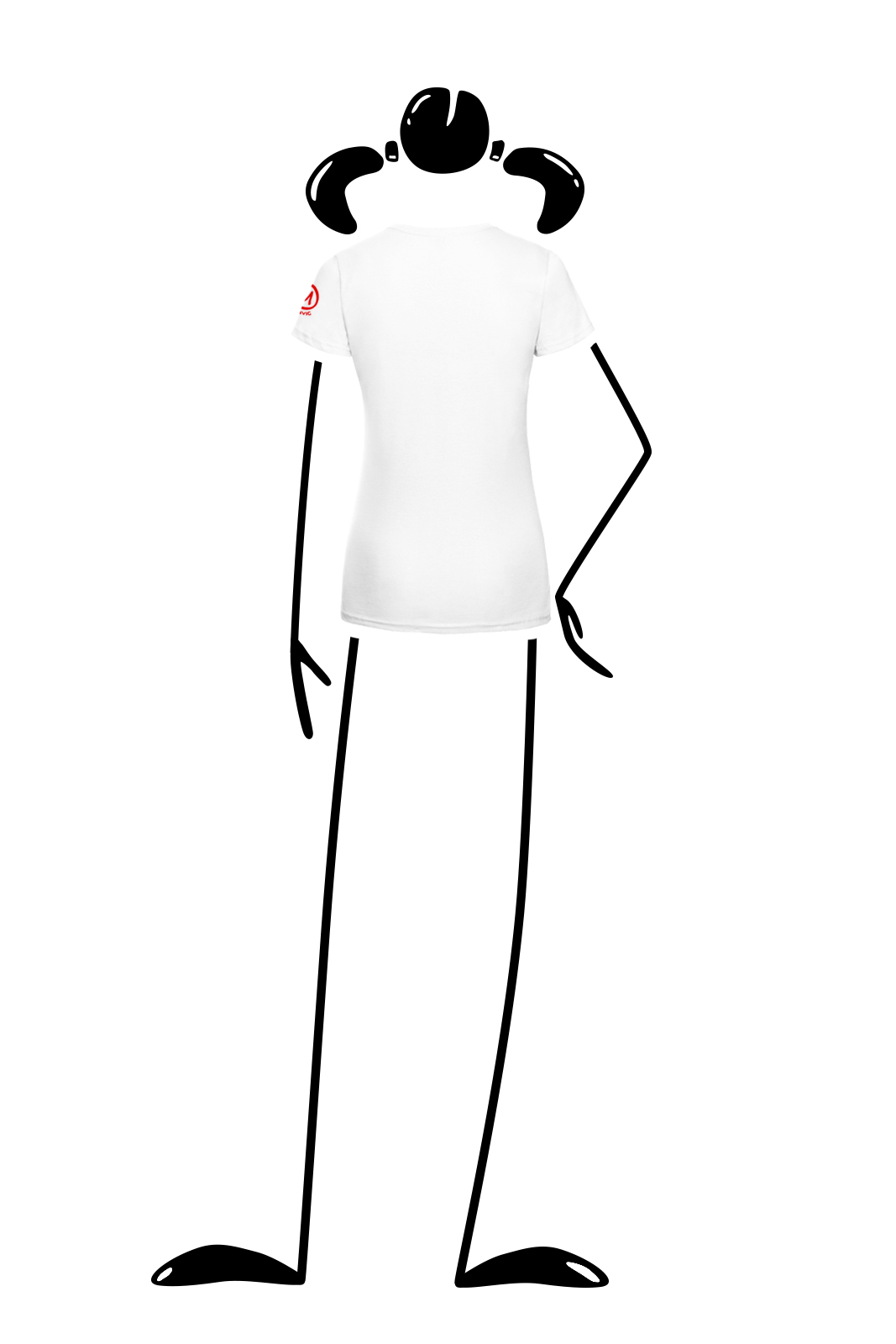 t-shirt femme blanc SHARON Monvic snowboard