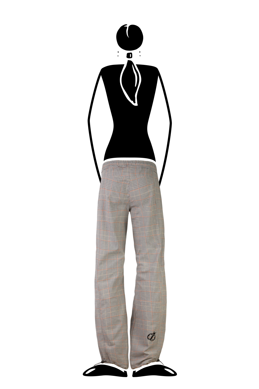trousers women prince of Wales VIOLET Monvic