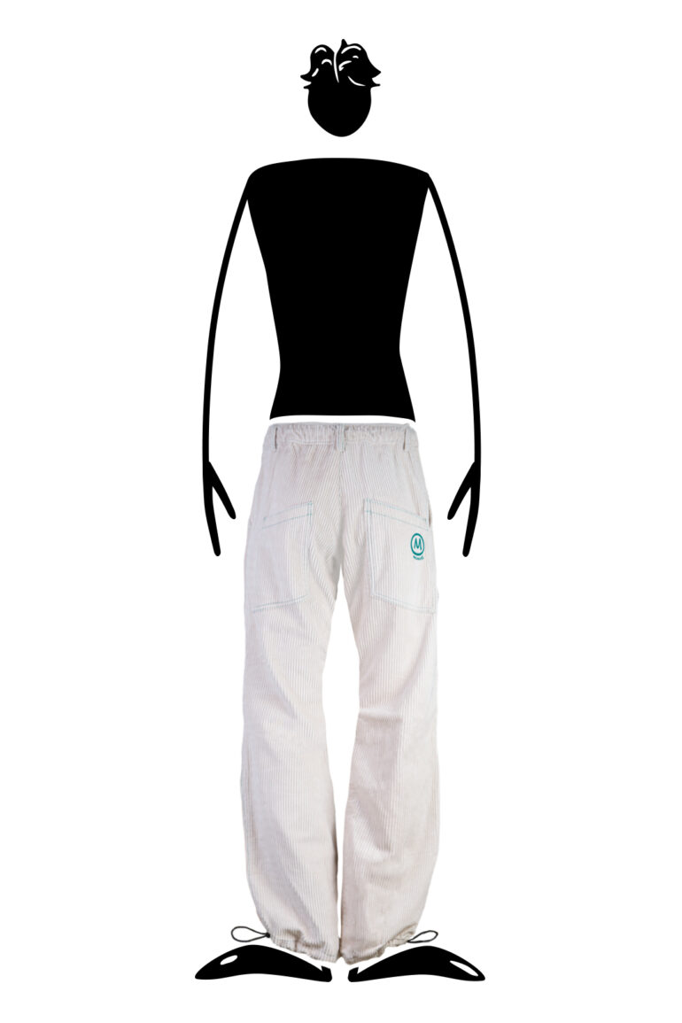Men's Medium corduroy trousers white for climbing GRILLO Monvic