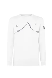 t-shirt a maniche lunghe uomo bianco JUMA - HERVE - MONVIC 2