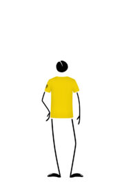 t-shirt Enfant jaune TATA Monvic