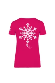 t-shirt arrampicata donna fiocco di neve SNOWFLAKE fucsia SHARON Monvic r