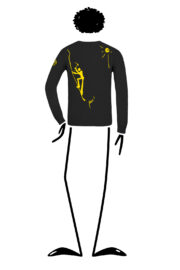 T-shirt Homme à manches longues noir JUMA Monvic