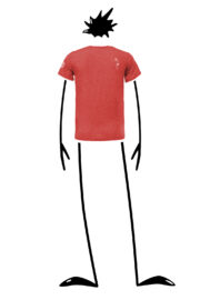 T-shirt homme sport rouge HASH TEC Monvic