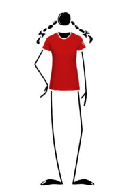 t-shirt femme rouge SHARON Monvic