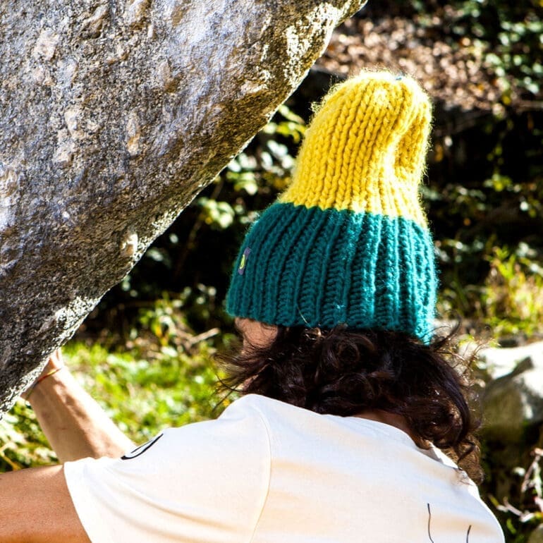 Bonnet en pure laine fait à la main ROCCO Monvic