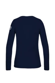 maglia maniche lunghe donna - blu navy MOLLY MONVIC retro