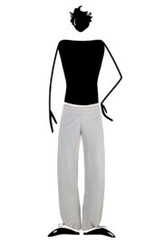 Pantalon Sportif homme gris blanc JIMMY Monvic pour bouldering