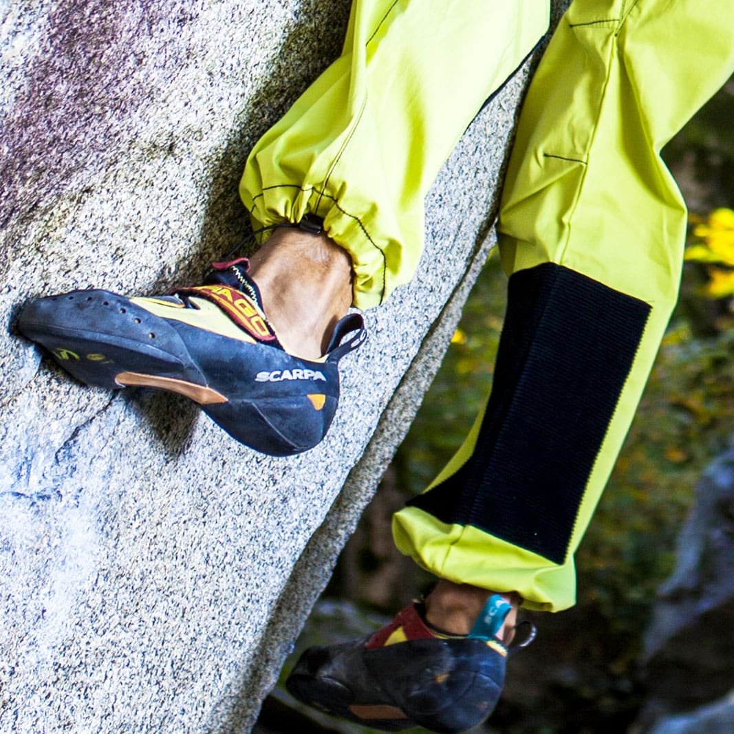 pantaloni con porta-magnesite integrato POWDER caviglie regolabili