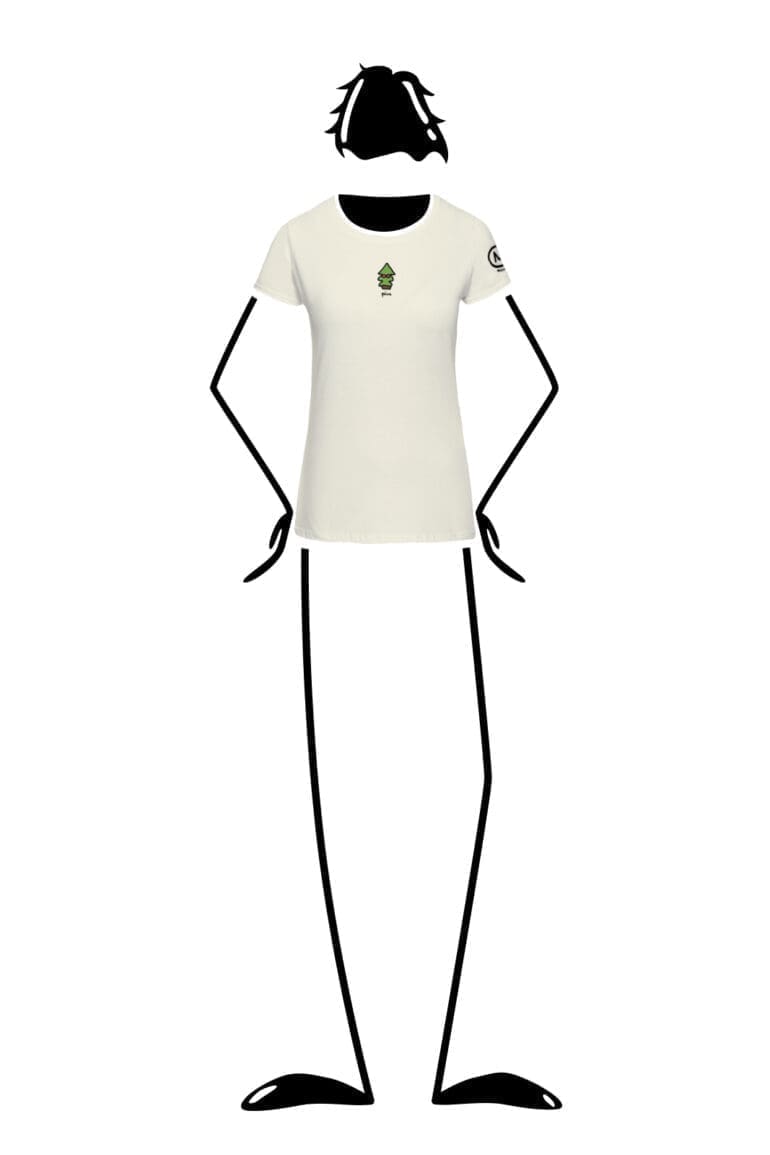 T-shirt femme en coton bio crème SHARON ORGANIC MonvicT-shirt femme en coton bio crème SHARON ORGANIC Monvic