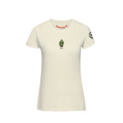 t-shirt women cream SHARON ORGANIC Monvic Christmas tree