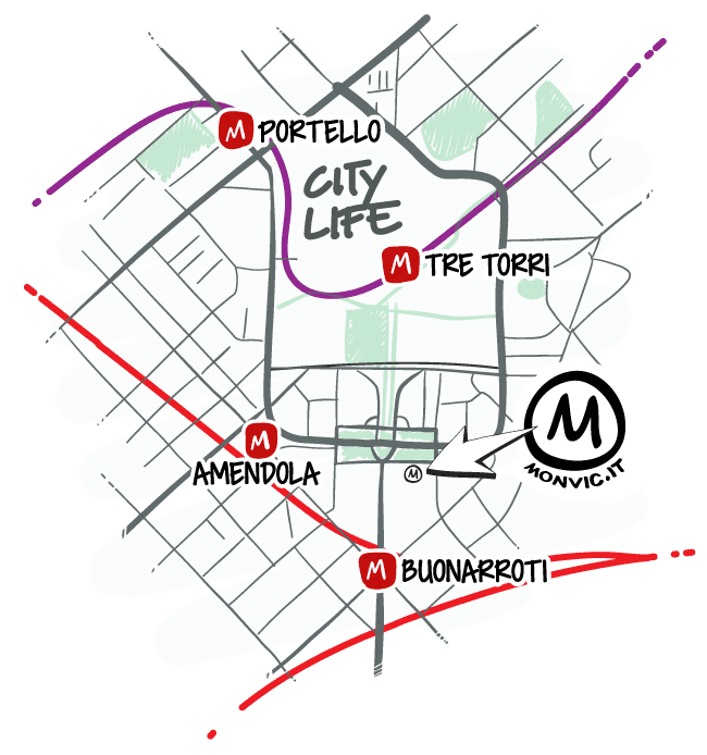 MONVIC come raggiungerci MONVIC come raggiungerci