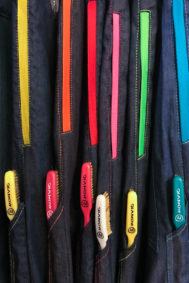 jeans uomo geronimo Monvic profilo tasca colori