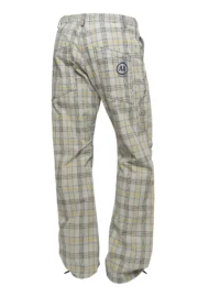 Men's Prince of Wales trousers beige - BILLY 2 Monvic