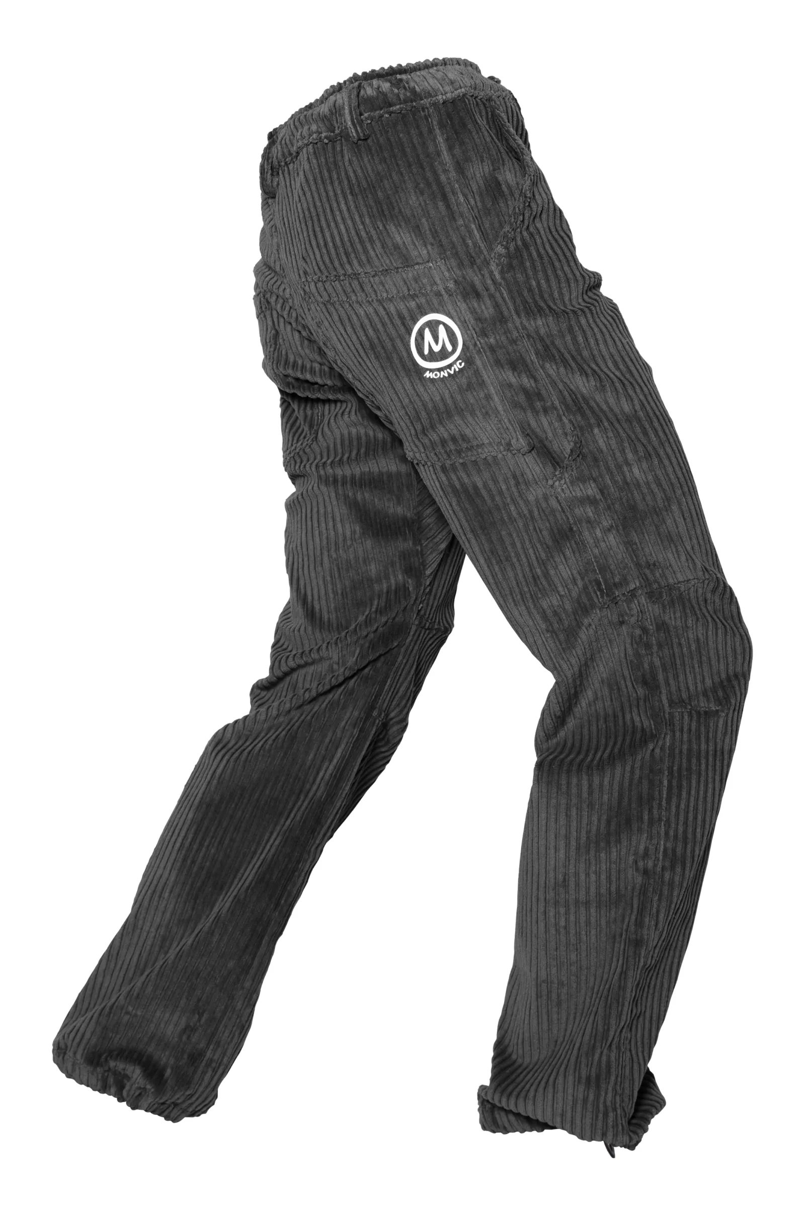 Pantalone in velluto costa francese da arrampicata - carbonio - uomo - GRILLO Monvic