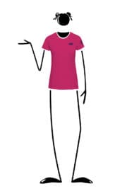 t-shirt donna equitazione SHARON Monvic for Telesilvia fucsia