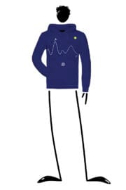 Felpa unisex Monvic for Trailrunning.it NAVAJO