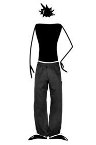 Sportswear trousers for men lucid black SPEED Monvic